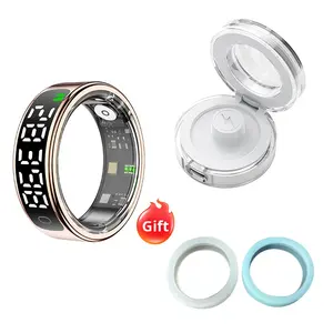 Novo Smart Ring Touch Display Monitor de Freqüência Cardíaca Sensor de Oxigênio Sanguíneo Saúde Sleep Tracker Esportes E-<span class=keywords><strong>Book</strong></span> Controle App - Product Image 1