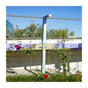 2.0mm 7x7 dây thép không gỉ Dây lưới an toàn dệt xây dựng với khẩu độ lục giác 50mm cho cửa sổ/giàn giáo - Product Image 3