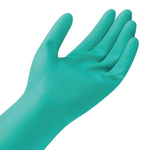 ナイトリルゴム耐薬性手袋酸アルカリ耐性ニトリル防水滑り防止耐摩耗工業用 - Product Image 5
