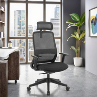 Chaise de bureau pivotante en maille ergonomique de luxe moderne confortable pour les visiteurs