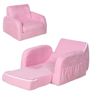 Giving Tree Kids Sofa <b>Folding</b> Chair With Handrails For 2 Year And Above Blue Color - Product Image 3