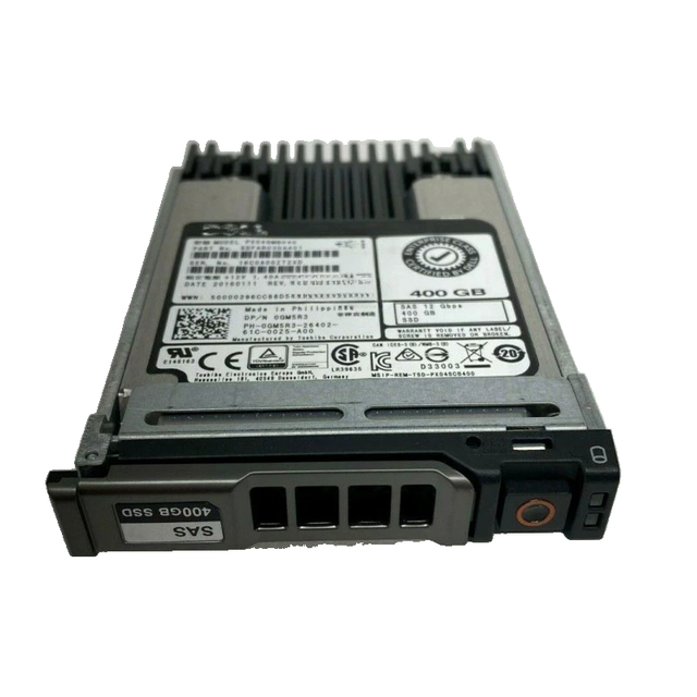 400GB SSD SAS Mix Use 12Gbps 512e 2.5in Hot-plug Drive for PowerEdge R720 400-ASEK