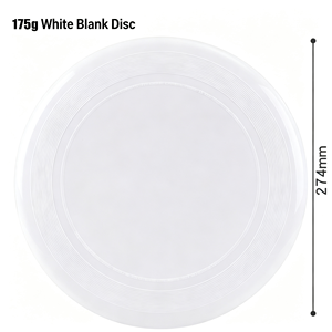 Disque volant en fibre de carbone brute T700 approuvé par l'USAPA, prix d'usine, jouet sportif pour enfants de 8 à 13 ans, unisexe, matériau PP, design rond blanc - Product Image 4