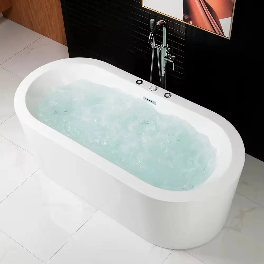 single shower jacuzzier bathtub 1 person jets hydrotherapy bathtub whirlpool freestanding bathtubs with air massage