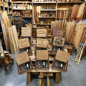 Ever Bright Boîte à musique en bois à manivelle personnalisable Jouet ballerine <span class=keywords><strong>licorne</strong></span> avec fonction rotative Cadeau d'anniversaire pour filles garçons - Product Image 3