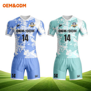 Produttore personalizzato maglia da calcio Unisex stile retrò Shorts Set tailandese qualità abbigliamento da calcio adulti bambini OEM Service <span class=keywords><strong>Club</strong></span> germania - Product Image 1