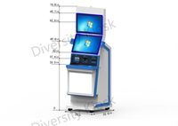 Dual-Touchscreen-Gaming-Automat für Sportwetten, Kiosk mit Ticketeinlösung, Casino, Sportbuch, Glücksspielhalle, Straßenbar, SDK