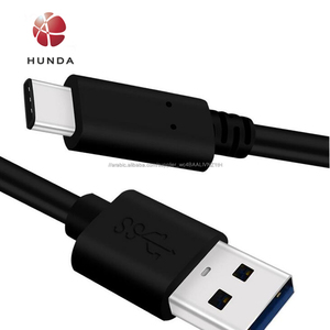 أسود/أبيض USB <span class=keywords><strong>A</strong></span> إلى C كابل كابل شحن سريع متوافق مع غالاكسي S10 S9 نوت 9 - Product Image 2