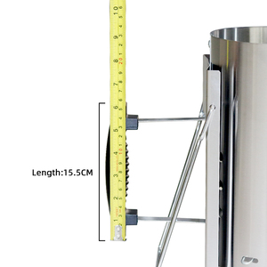 <strong>BBQ</strong> Fire Chimney <strong>Starter</strong> Stainless Steel <strong>BBQ</strong> <strong>Coal</strong> Chimney <strong>Starters</strong> With PP Handle - Product Image 4