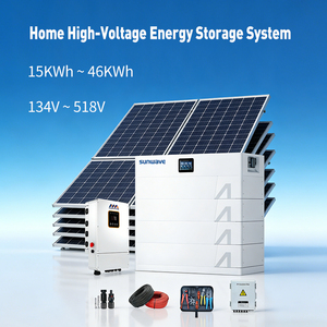 Stock UE 15kWh 23kWh 30kWh <span class=keywords><strong>38kWh</strong></span> 46kWh Batterie Lifepo4 empilable, batterie lithium-ion, système de stockage d'énergie domestique - Product Image 1