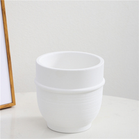 Vente en gros de jardinières succulentes pour décoration de balcon Pots de fleurs décoratifs pour jardin et éléphant en ciment blanc