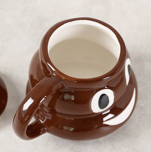 Mô Hình Sáng Tạo Nước Spoof Poop Cup Gốm Cốc 3D Rùa Hình Dạng Thăng Hoa Cốc Động Vật Cho Trẻ Em - Product Image 3