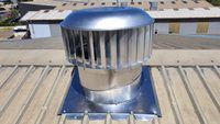 Ventilateur de toit centrifuge SS304 600 mm à énergie éolienne, turbine industrielle d'extraction naturelle pour système de refroidissement silencieux et antirouille