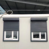 Volets roulants électriques résistants au vent, en alliage d'aluminium, élégants, modernes, durables, sur mesure, télécommandés, pour hôtels