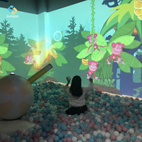 Système de projecteur interactif pour jeu de frappe au ballon mural pour enfants, équipement de divertissement pour aire de jeux intérieure, fabricant