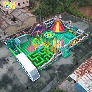 JOYFUL FUN Nouveau <span class=keywords><strong>Parc</strong></span> D'Attractions Gonflable Aux Obstacles Dinosaure <span class=keywords><strong>Parc</strong></span> Gonflable <span class=keywords><strong>Parc</strong></span> De Jeux Gonflable - Product Image 3