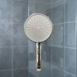 Ensemble de douche circulaire moderne et robinet de bain pour salle de bain, construction en plastique + alliage de zinc, modèle 33316 - Product Image 3