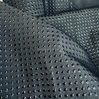 Tissu sergé enduit de points en polyester, tapis antidérapant en rouleau, Oxford 100% microfibre, tissu antidérapant pour chaussettes