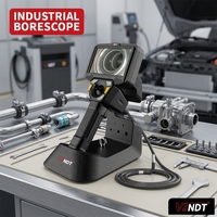 3.9mm 360 °   Boroscopio Industrial Articulado con Cámara de Inspección, Endoscopio con Pantalla HD de 5 Pulgadas y 1080P, Resistente al Agua IP67