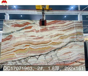 แผ่นวีเนียร์หินโอนิกซ์สีรุ้งแผ่นพื้นสีโอนิกซ์หลากสี - Product Image 4