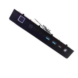 컴퓨터 케이스 전면 패널 듀얼 USB 3.0 포트 + 전원 스위치 + 유형 C + 재설정 스위치 + LED + 오디오 I/O 마운트 보드 (플라스틱 케이스 브래킷 포함) - Product Image 2