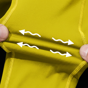 Conjunto Deportivo MERITORIOUS INTERNATIONAL para Hombre, Camiseta de Manga Larga y Pantalones Amarillos de Verano, Diseño Geométrico, Tejido de Spandex de Secado Rápido - Product Image 4