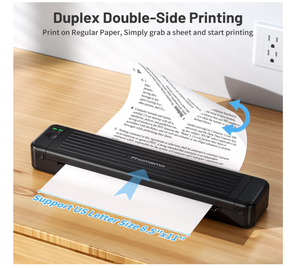 Phomemo P831 Tragbarer 300DPI Tintenloser Thermodrucker mit Konnektivität für Smartphone und <span class=keywords><strong>Laptop</strong></span>, A4/Letter-Format-Drucker - Product Image 3