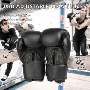 Guantes de Boxeo, Guantes de Entrenamiento de Artes Marciales, Guantes de Práctica para Saco de Boxeo, para Gimnasio de Boxeo - Product Image 2