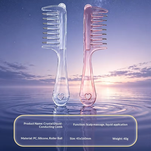 Pettine Applicatore per Cuoio Capelluto di Grande Capacità per Crescita dei Capelli e Cura del Cuoio Capelluto, Dispenser Trasparente per Olio Capillare con Sfera Massaggiante - Product Image 4