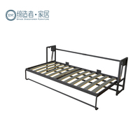 Neues Design Single Size Multifunktion ales horizontales Klapp bett Tragbares Bett Kinder klapp bett mechanismus