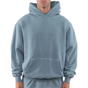 Sudadera con Capucha para Hombre al por Mayor, de Algodón de Alta Calidad, con Logotipo Personalizado, Talla Grande, Gruesa y Holgada - Product Image 5