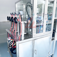Ligne de production de machines de remplissage de gaz pneumatiques entièrement automatiques, pompe pour bidons et bouteilles métalliques, haute efficacité, facile à utiliser, pour produits chimiques