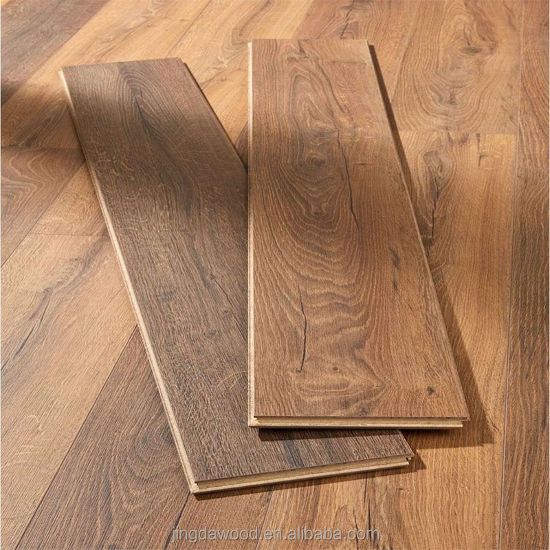 12mm German HDF Waterproof Laminated Flooring Parquete Pisos Flotantes High Gloss PVC Laminate Flooring Wood Laminate Floor