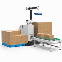 Robot de palettisation collaboratif WP-50L, palettiseur collaboratif, équipement d'empilage de cartons, sacs, caisses, vente en gros d'usine