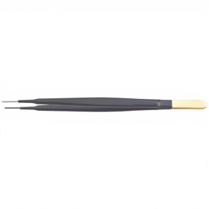 Pinzas Aisladas Gerald Onyx de 7″ (17.5 cm) 7000 con Mandíbula 1x2 Dientes – Pinzas de Coagulación Monopolar de Carburo de Tungsteno de Vaslcare - Product Image 1