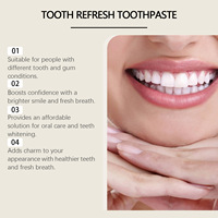 Dentifrice Herbal Menthe Mentholée Marque Privée Blanchiment des Dents Haleine Fraîche Anti-Bactérien Anti-Caries Soin des Dents Sensibles Hydroxyapatite