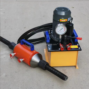 כלי לחיצה הידראולי נייד לצילינדר מחפר YLF YLF200, מכונת לחיצה ידנית לציפויי צינורות, משאבה 100 טון - Product Image 1