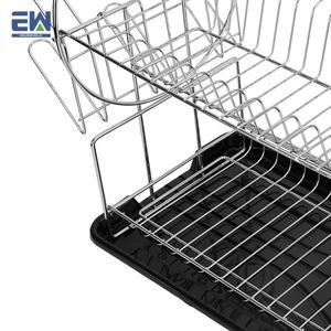 Gran supermercado cocina rack socio nuevas llegadas fácil de limpiar de hierro hogar plato rack - Product Image 2