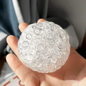 Plush Latex Squishy Balls Ice <b>Beads</b> Squeeze Toy Super Soft Mochi Fidget Slow Rebound Anxiety Relaxation Unisex Gift - Product Image 1