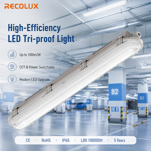 <span class=keywords><strong>Luminaire</strong></span> LED étanche 2ft 155LM/W à puissance commutable pour parking automobile - Product Image 1