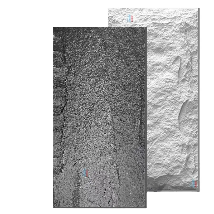 Бренд DBDMC, роскошный искусственный легкий вес из искусственной кожи, сланцевый камень, одна панель, каменная стена, фасадная панель