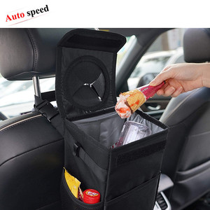 PROMOTION EXCEPTIONNELLE Poubelle de voiture étanche avec couvercle et poches de rangement pour <span class=keywords><strong>Jeep</strong></span> Wrangler <span class=keywords><strong>YJ</strong></span> TJ JK JL - Product Image 2