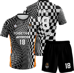 Jersey Sepak Bola Amerika Logo Kustom Laris Manis, Cepat Kering, Model Longgar Hip Hop, Jersey Kampus, Layanan OEM, Pemotongan Otomatis, Nama Klub - Product Image 3