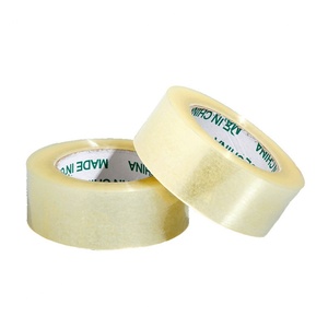 Custom Logo 40mic*48mm*100Y Transparent Bopp Adhesive <b>Tape</b> Clear Packing <b>Tape</b> for Office Home - Product Image 4