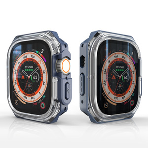 Nouveau design TPU translucide pour <span class=keywords><strong>Apple</strong></span> <span class=keywords><strong>watch</strong></span> cadre de protection multicolore couverture optionnelle 40/44/41/<span class=keywords><strong>45</strong></span>/49mm - Product Image 3