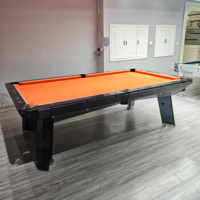 Table de billard moderne haut de gamme de 6 pieds personnalisable avec cadre en bois massif
