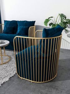 Canapé en métal et style nordique de luxe, canapé créatif pour la maison, combinaison de petits canapés, canapé de style moderne pour les boutiques de vêtements, fauteuil tendance - Product Image 6