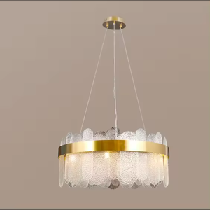 Prix usine Lustre Suspendu Décoratif Lumières villa bureau Moderne Verre Cristal Pendentif Lumière - Product Image 5