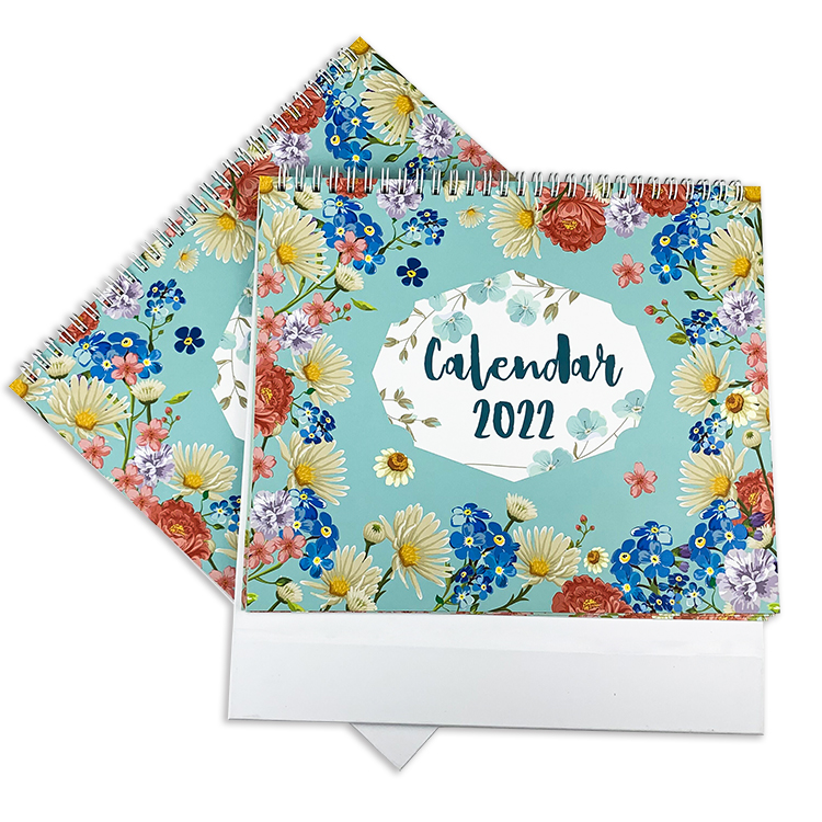 Новинка 2022, Настраиваемые офисные принадлежности, высококачественный современный дизайн, простой настольный календарь, печать календаря, принимаем индивидуальный логотип
