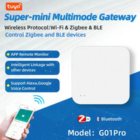 Gateway Inteligente Multimodo WiFi Zigbee BLE para 128 Dispositivos, Control por Voz, Compatible con Alexa y Google para Automatización del Hogar